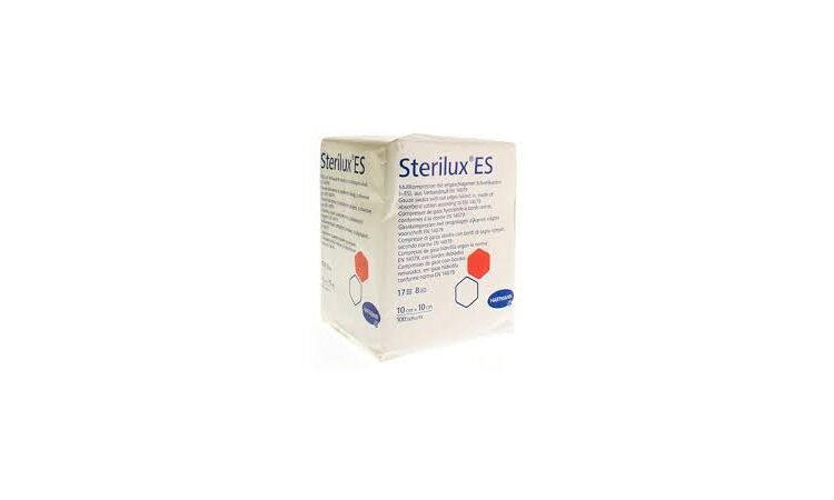 sterilux onsteriele katoenen gaaskompressen 5x5cm per 100st - afbeelding 0