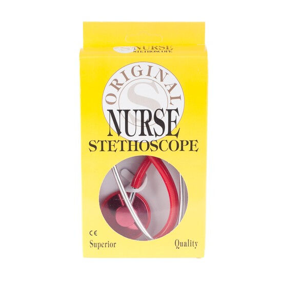  Stethoscoop Enkelzijdig Kleur Rood