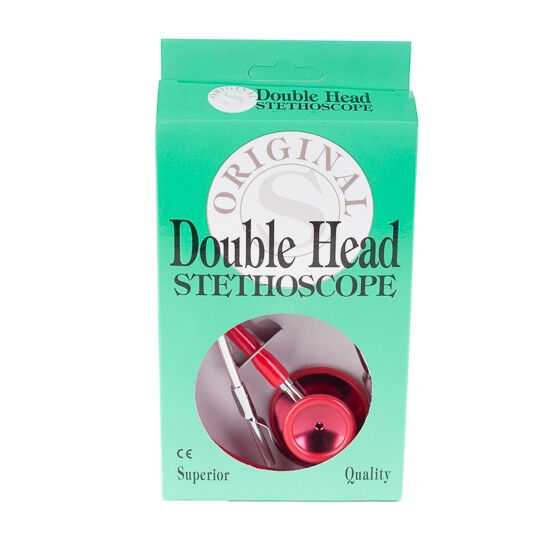 Stethoscoop Dubbele Kop Rood