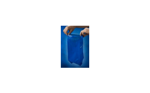Afvalzakjes stomamateriaal blue bag gripsluiting per 100st. 27x18cm