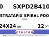STRATAFIX Spiral PDO Suture SXPD2B410 hechtdraad - MH 0 - 24X24cm - | per 12 st. |