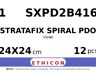 STRATAFIX Spiral PDO Suture SXPD2B416 hechtdraad - CP-2 1 - 24X24cm - | per 12 st. |