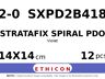 STRATAFIX Spiral PDO Suture SXPD2B418 hechtdraad - FS 2-0 - 14X14cm - | per 12 st. |