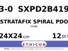 STRATAFIX Spiral PDO Suture SXPD2B419 hechtdraad - FS 3-0 - 24X24cm - | per 12 st. |