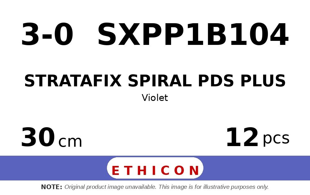 STRATAFIX Spiral PDS Plus Suture SXPP1B104 hechtdraad - PS-2 3-0 - 30cm - | per 12 st. | - afbeelding 0