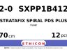 STRATAFIX Spiral PDS Plus Suture SXPP1B412 hechtdraad - CT-1 2-0 - 70cm - | per 12 st. |
