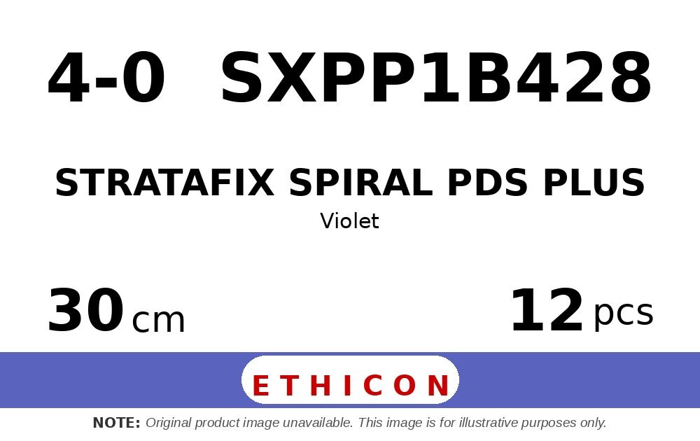 STRATAFIX Spiral PDS Plus Suture SXPP1B428 hechtdraad - RB-1 4-0 - 30cm - | per 12 st. | - afbeelding 0