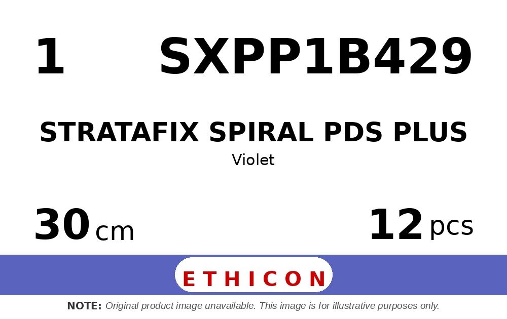 STRATAFIX Spiral PDS Plus Suture SXPP1B429 hechtdraad - CT-1 1 - 30cm - | per 12 st. | - afbeelding 0