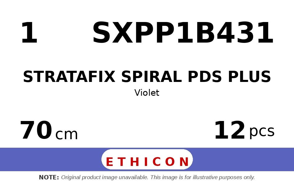 STRATAFIX Spiral PDS Plus Suture SXPP1B431 hechtdraad - CT-1 1 - 70cm - | per 12 st. | - afbeelding 0