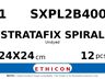 STRATAFIX Spiral Polypropylene Suture SXPL2B400 hechtdraad - CT-1 1 - 24X24cm - | per 12 st. |