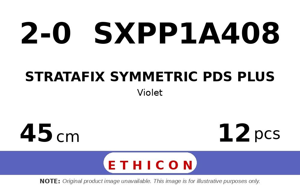 STRATAFIX Symmetric PDS Plus Suture SXPP1A408 hechtdraad - CT-2 2-0 - 45cm - | per 12 st. | - afbeelding 0
