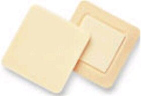 Suprasorb  P polyurethaan schuimverband met kleefrand 10cmx10cm per 10st