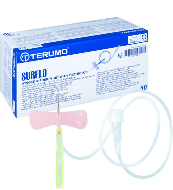 Surflo vleugelnaald voor subcutane infusie per 50ST