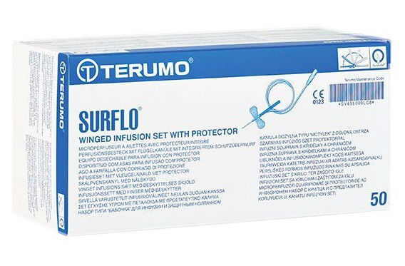 Surflo vleugelnaald voor subcutane infusie per 50ST