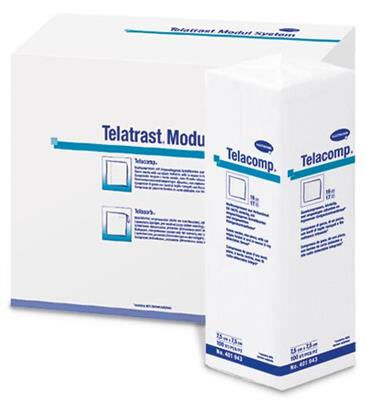 Hartmann X-ray Telacomp gaaskompres 12-lagen 10x20CM 12x10ST - afbeelding 1