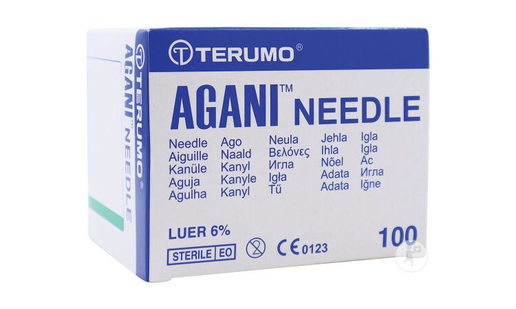 Terumo Agani injectienaald 26G bruin 0.45x13mm per 100st. - afbeelding 1