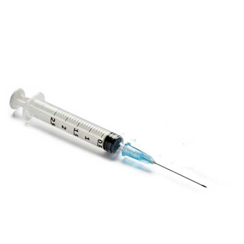 Terumo injectiespuit met naald 21G 2.5ml 38x0.80mm per 100st.