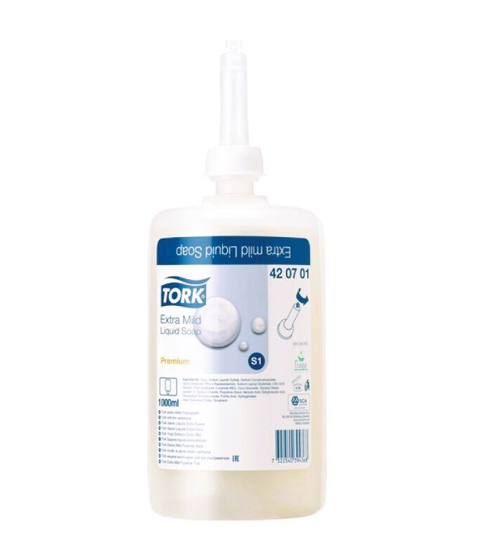 Tork Extra Hygiene zeep liquid mild S1 1L