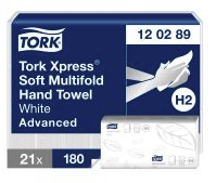 Tork handdoekjes 120289 Xpress H2 mutlifold advanced 21x180ST