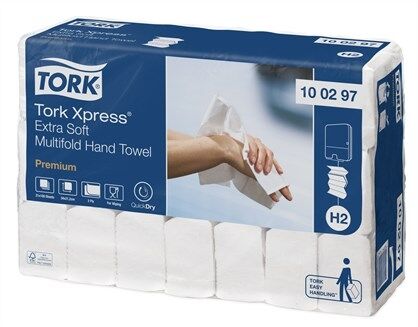 Tork 100297 H2 handdoekjes 21.2x34cm per 2100st.