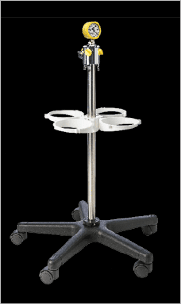 Flovac trolley voor chirurgisch uitzuigsysteem 