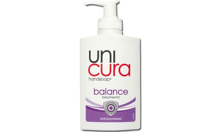 Unicura balance handzeep antibacterieel met pompje 250ml - afbeelding 0