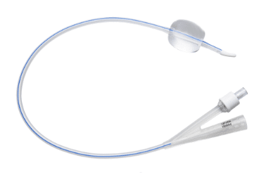 Unoquip siliconen foley verblijfskatheter 10ml ballon tiemann tip per 10st.