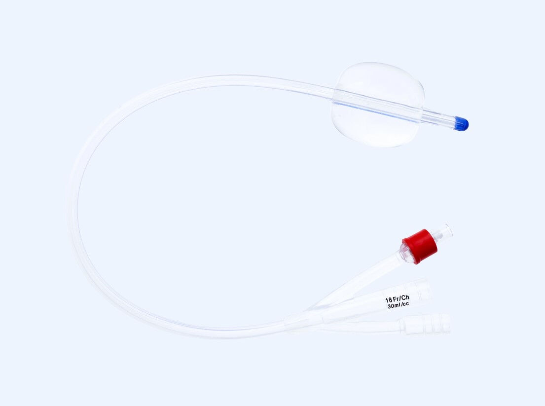 Unoquip Siliconen 3-weg spoelkatheter 30ml ballon nelaton 