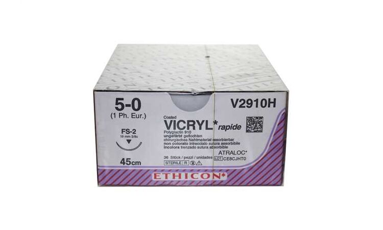 vicryl rapide hechting V2910H 5-0