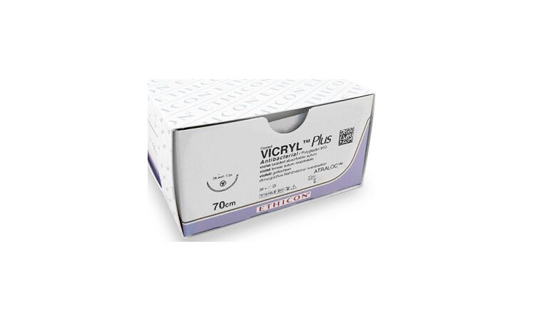 Vicryl 4.0 P-3 45cm 13mm 36 st V491H - afbeelding 0