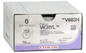 Vicryl Vio 70cm M3.5, 36pc/box V603H