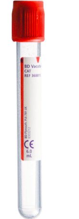 BD Vacutainer Plus Serumbuizen met Hemogard sluiting 6ml 100 stuks - afbeelding 0