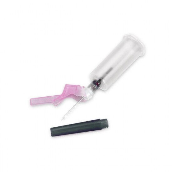 Vacutainer bloedafname naald eclipse met houder 22G 0,7 x 32mm per 100st.