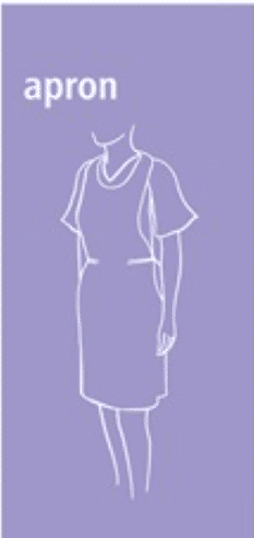 Valaclean comfort halterschort 70x135cm p.st. verpakt 100ST