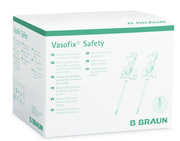 Vasofix safety infuusnaald met bijspuitpoort - afbeelding 2