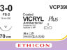 Vicryl plus Hechtdraad VCP398H 3-0 FS2 70cm per 36st