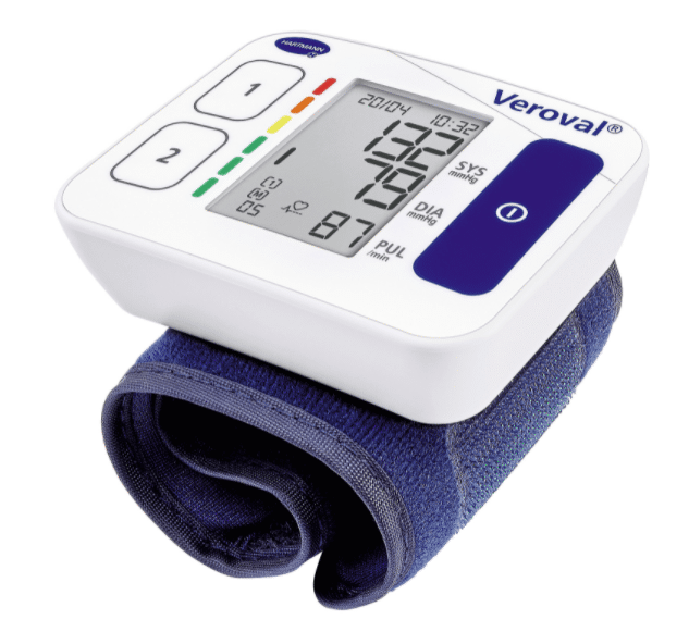 Hartmann Veroval compacte polsbloeddrukmeter met universeel manchet 12,5-21CM