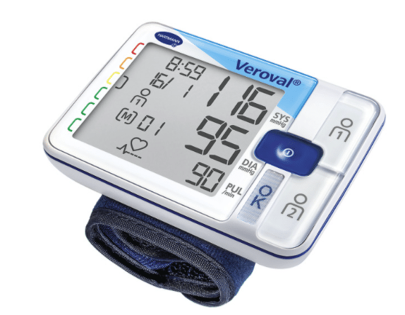 Hartmann Veroval polsbloeddrukmeter secure fit manchet 12,5-21CM