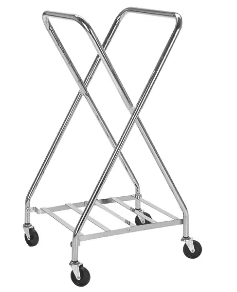 Verrijdbare prullenbak zonder deksel 43x36x93-108cm per stuk - afbeelding 0