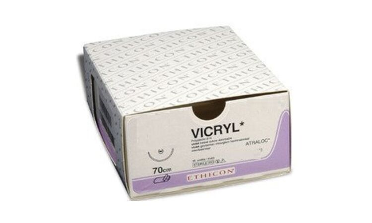 Vicryl V100H hechtdraad 3-0 met MH plus naald