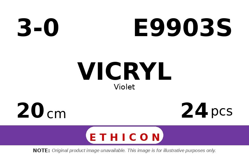 Vicryl E9903S hechtdraad - SKI-22 3-0 - 20cm - | per 24 st. |
