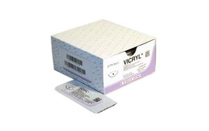 Vicryl Hechtdraad V548G 8-0 30cm violet draad 2x gs-9 naald per 12st 