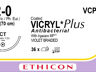 Vicryl Plus VCP351H hechtdraad - CT 2-0 - 70cm - | per 36 st. |