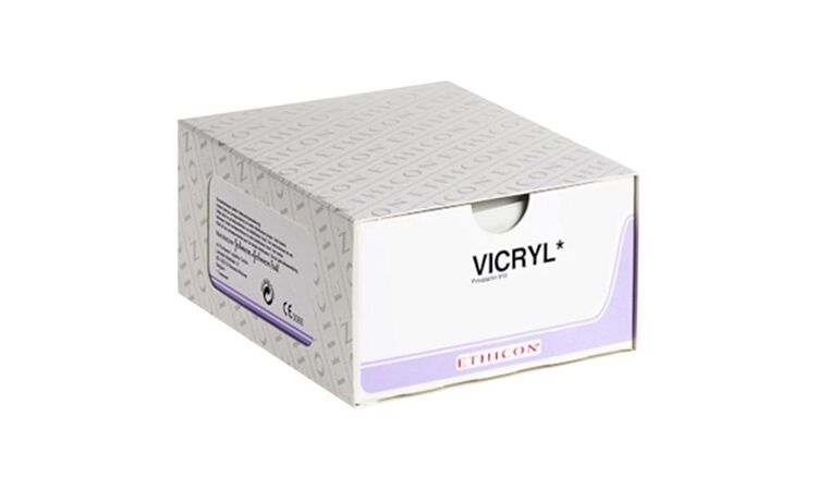 Vicryl hechtdraad V214H 4/0 met RB-1 plus naald per 36st. - afbeelding 0