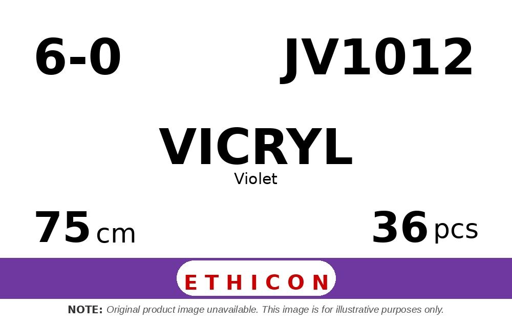 Vicryl JV1012 hechtdraad - CC-1 6-0 - 75cm - | per 36 st. |