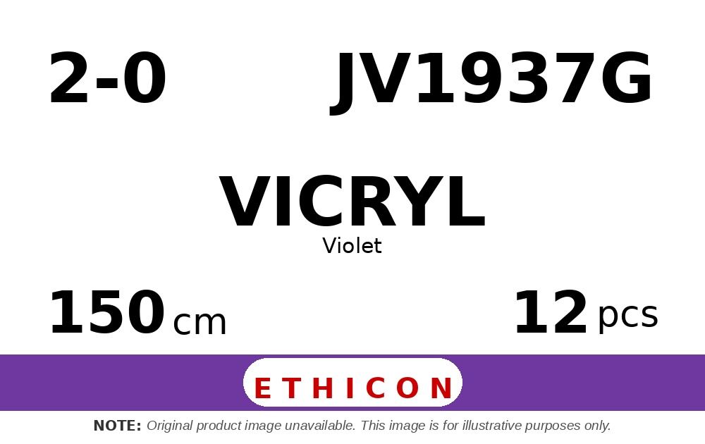 Vicryl JV1937G hechtdraad - V-40 2-0 - 150cm - | per 12 st. |
