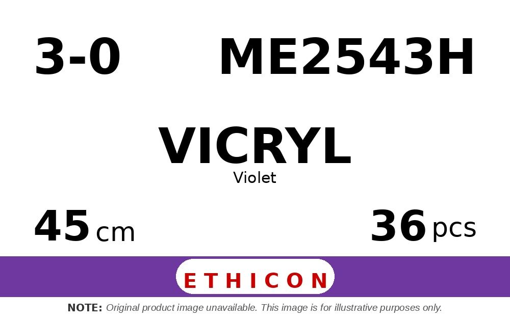 Vicryl ME2543H hechtdraad - X-1 3-0 - 45cm - | per 36 st. |