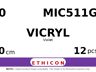 Vicryl MIC511G hechtdraad - No Needle 0 - 0cm - | per 12 st. |