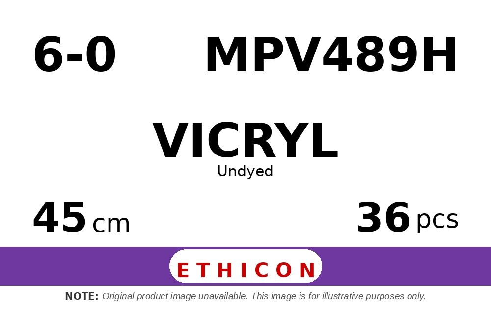 Vicryl MPV489H hechtdraad - P-1 6-0 - 45cm - | per 36 st. |