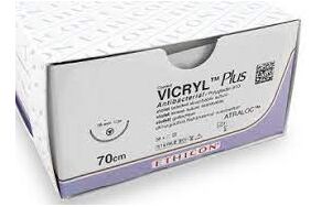 Vicryl Plus Hechtdraad VCP443H 2-0 70cm ongekleurd FS-1 36 st